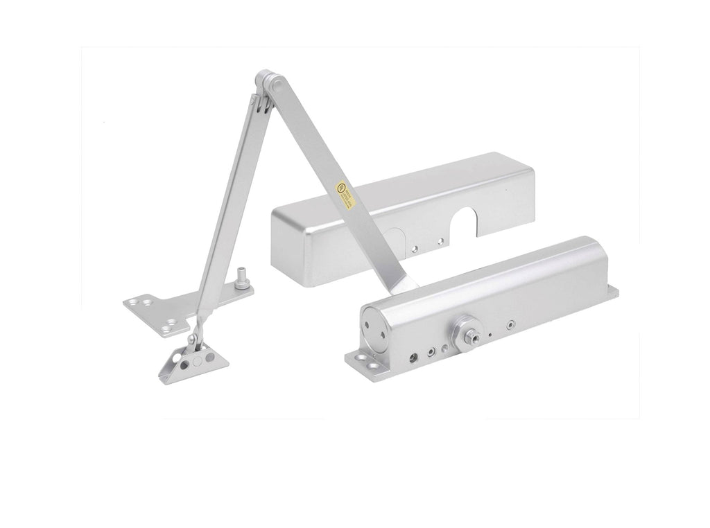 Commercial Grade 1 Surface Barrier Free Door Closer in Aluminum