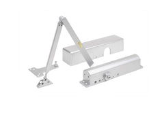 Commercial Grade 1 Surface Barrier Free Delayed Action Door Closer in Aluminum CL8600BFDA-AL by Bulldog