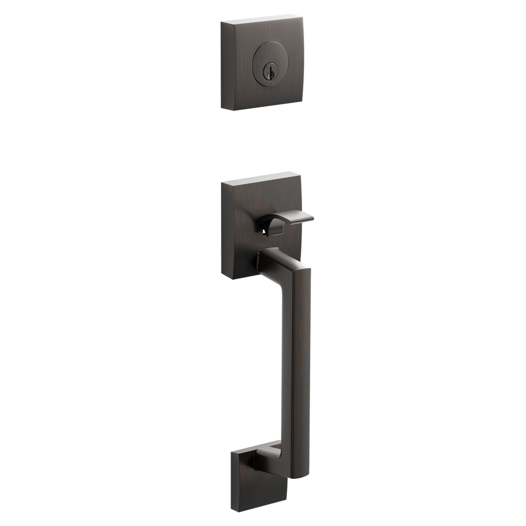 Modern Handleset in Matte Black MZ2610BC – Copper Creek Hardware Modern Handleset in Matte Black MZ2610BC – Copper Creek Hardware