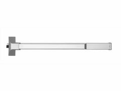 36" Wide Commercial Fire Rated Grade 1 Push Bar Panic Exit Device in Aluminum R9500F-AL-36