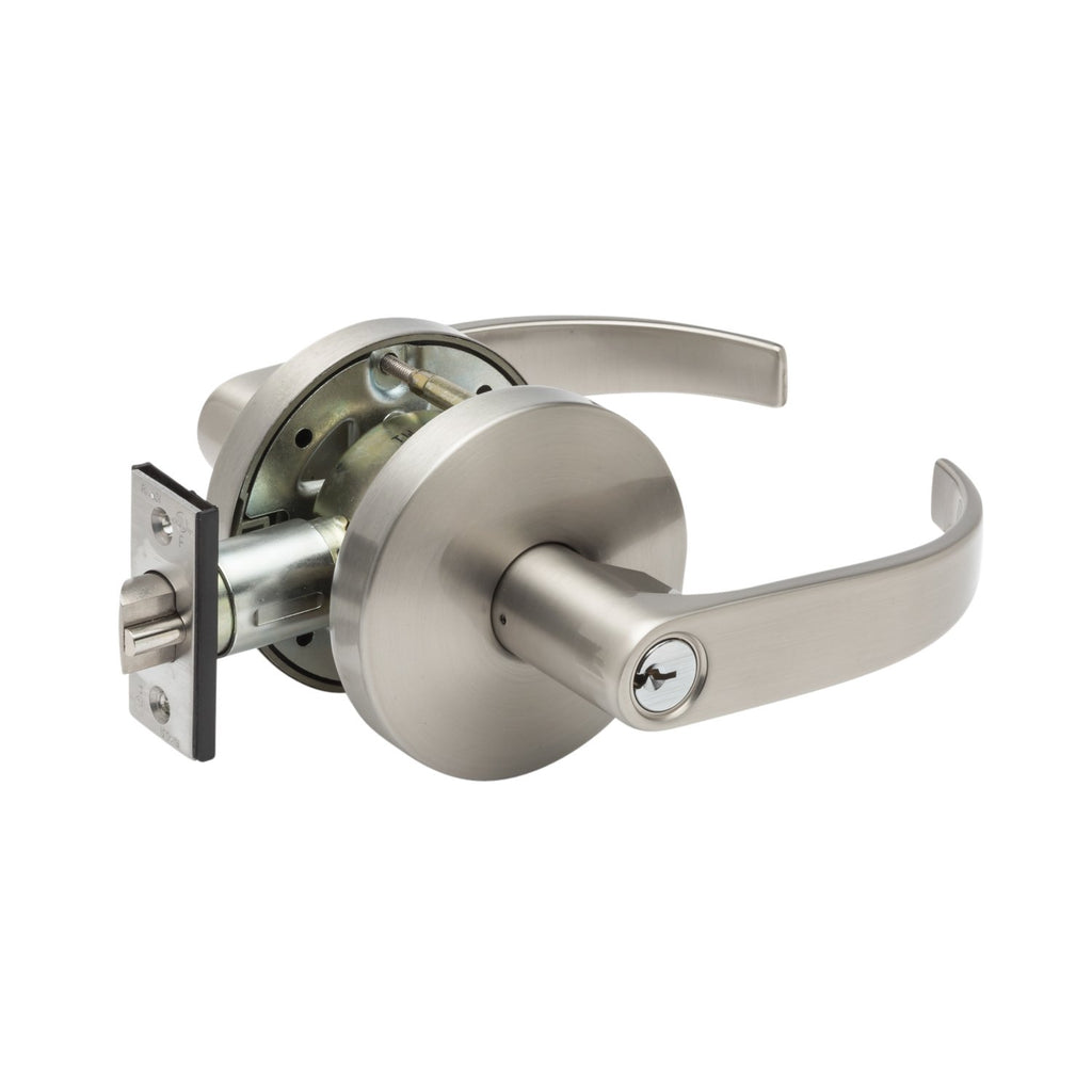 金属細工師②　英語 lworker Bulldog Grade 2 Non-Handed Storeroom Lever in Satin Stainless