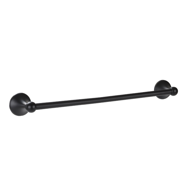 Towel Bar (18 in) 100 Series in Black CC-BTH-18TBAR100-BC