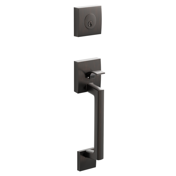 Modern Handleset in Matte Black | MZ2610BC – Copper Creek Hardware Modern Handleset in Matte Black | MZ2610BC – Copper Creek Hardware