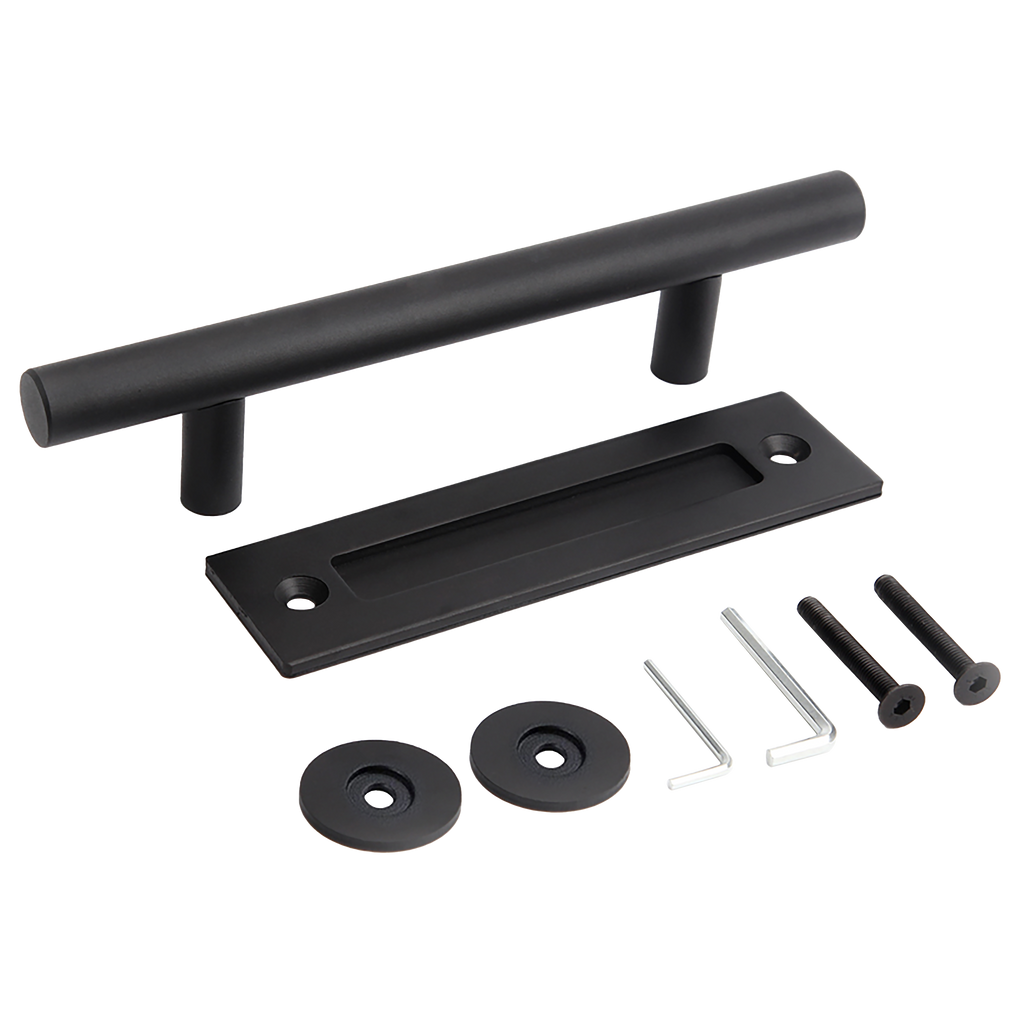 Pull Handle Solid Round Pull Handle and Finger Pull Set (solid alum) #PULLKIT-RND-BC ...