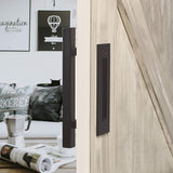 Square Pull Handle and Finger Pull Set (solid alum) PULLKIT-SQ-BC