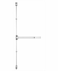 36" Wide Commercial Fire Rated Grade 1 Vertical Rod Panic Exit Device in Aluminum V9560F-AL-36
