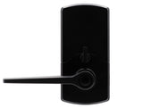 Compact Touchscreen Digital Lock with Zane Lever in Black Finish
