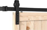 6 ft Barndoor Hardware Kit (black) BARNKIT6-BC