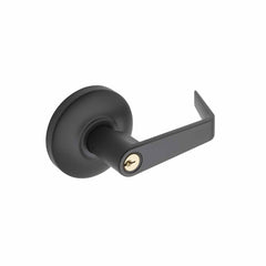 Commercial Non-Handed Storeroom Exterior Trim for Panic Exit Device Lever in Oil Rubbed Bronze AL9050-10B by Bulldog