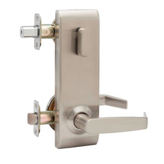Commercial Non-Handed One Point Locking Interconnected Lock Lever in Satin Stainless ALC6920SS by Bulldog