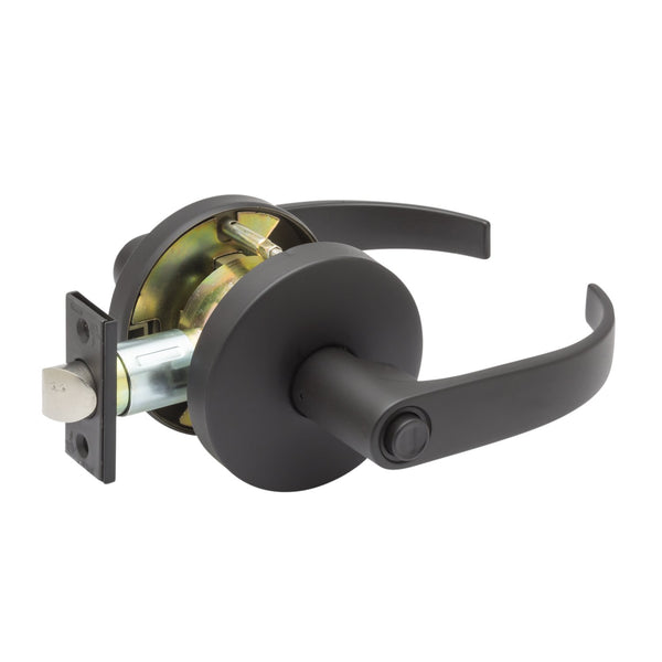 Commercial Non-Handed Grade 2 Security Push Button Privacy   Lever in Oil Rubbed Bronze EL6231 1OB by Bulldog