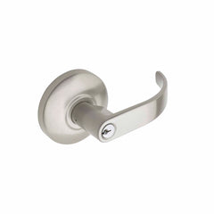 Commercial Non-Handed Storeroom Exterior Trim for Panic Exit Device Lever in Satin Stainless EL9050SS by Bulldog
