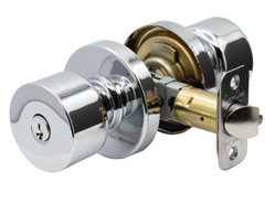 Metro Entry Knob In Polished Stainless With Round Rosette MK2040PS